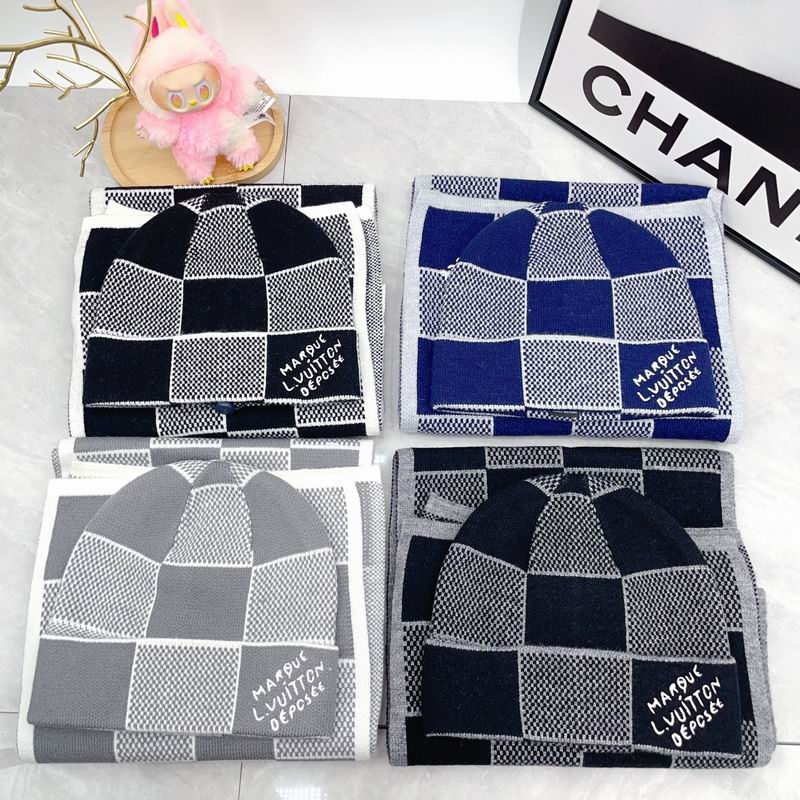 LV Scarf hat 2PCS 1030